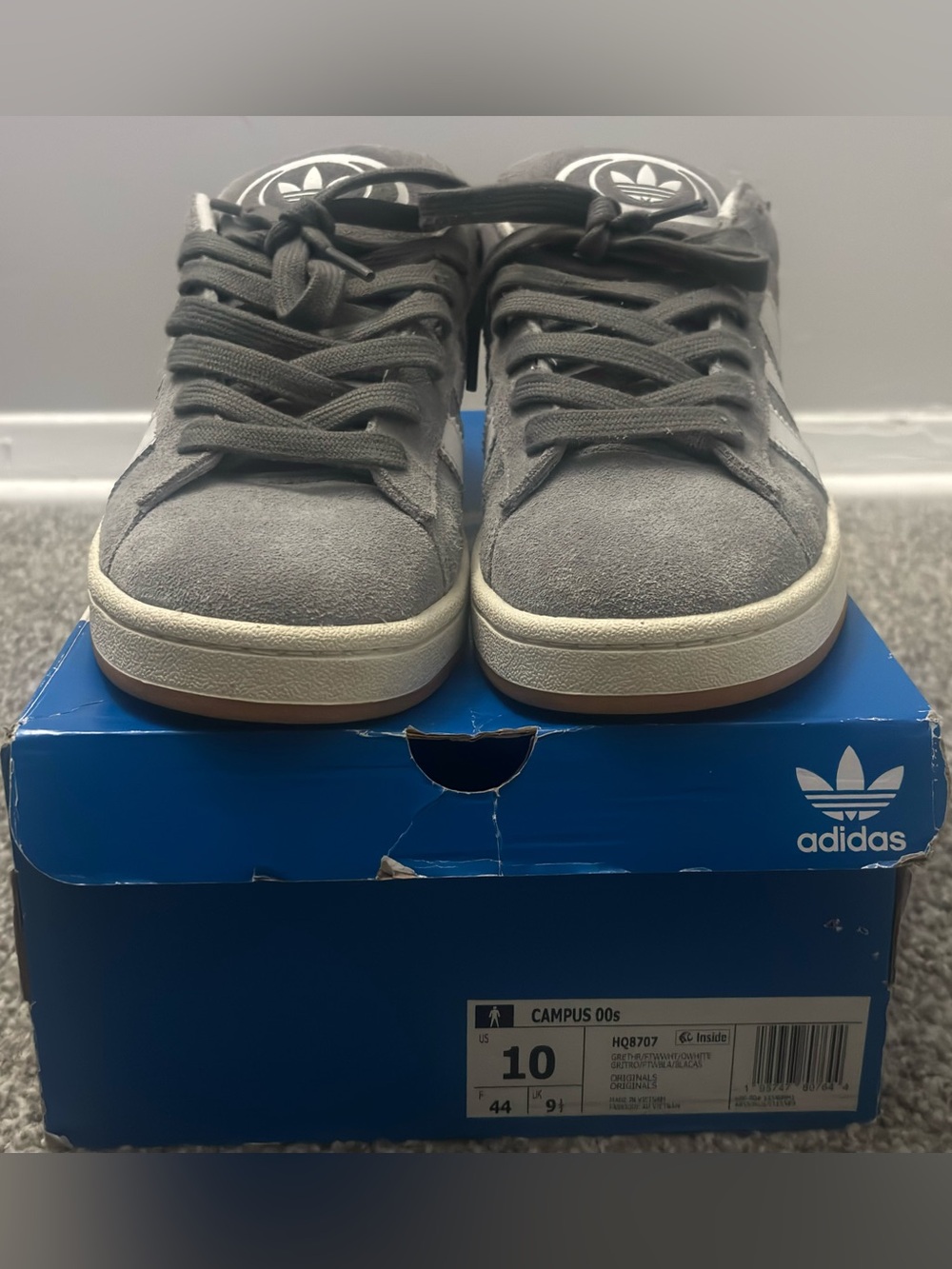 adidas Campus Men’s Suede Sneakers - Gray